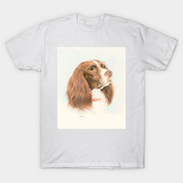 Springer spaniel T-Shirt by fionahooperart